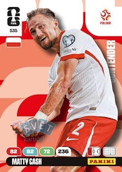 Matty Cash Poland Panini FIFA World Cup 2026 Adrenalyn XL Contenders #535